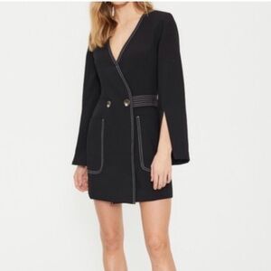 Cooper St Black Women's Double-Breasted Hailey Suit Dress 8